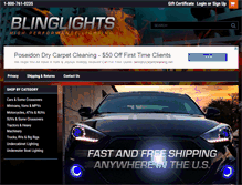 Tablet Screenshot of blinglights.com