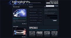 Desktop Screenshot of blinglights.us