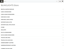 Tablet Screenshot of blinglights.org